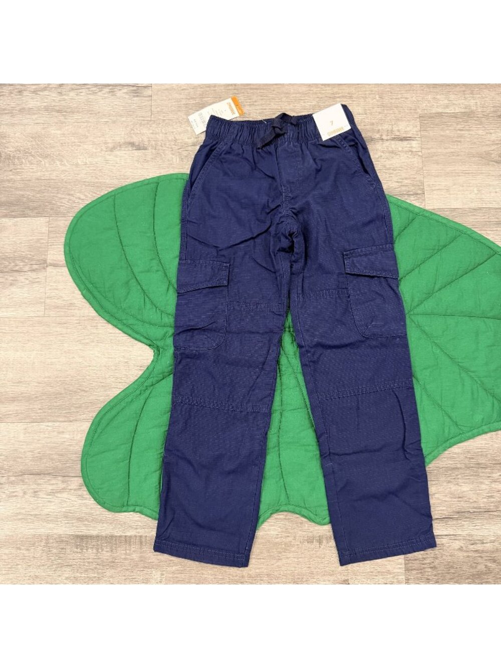 Gymboree Boys Youth 7 Navy Blue Lined Straight Leg Pants